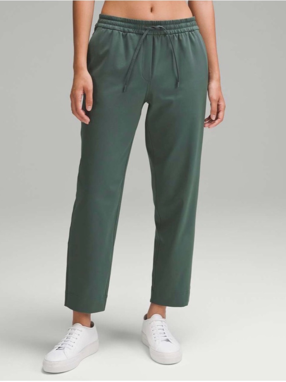 Lululemon Tapered-Leg Mid-Rise 7/8 Pant *Luxtreme Green Sz XL
